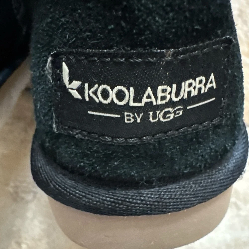Koolaburra by UGG Black Boots Size 7 With Bows